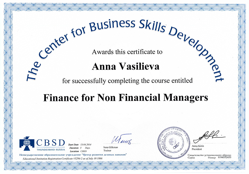 Finance for non financial managers