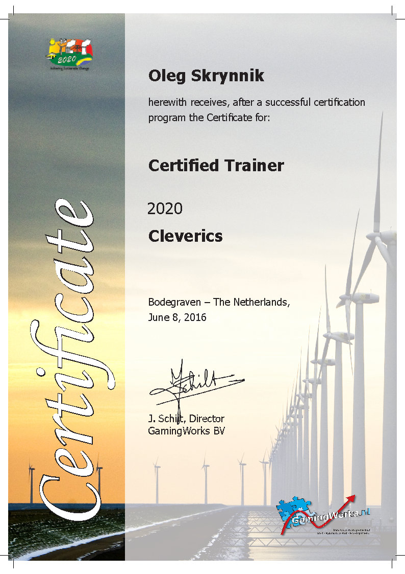 Certified 2020 Trainer