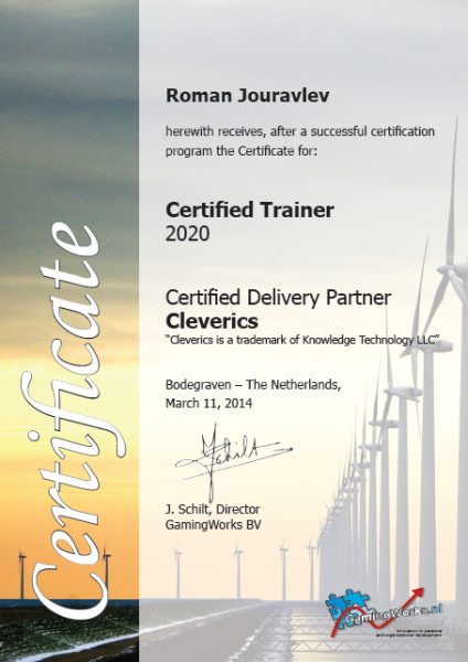Certified 2020 Trainer 