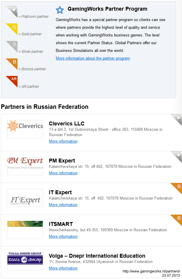 gamingworks partners russia